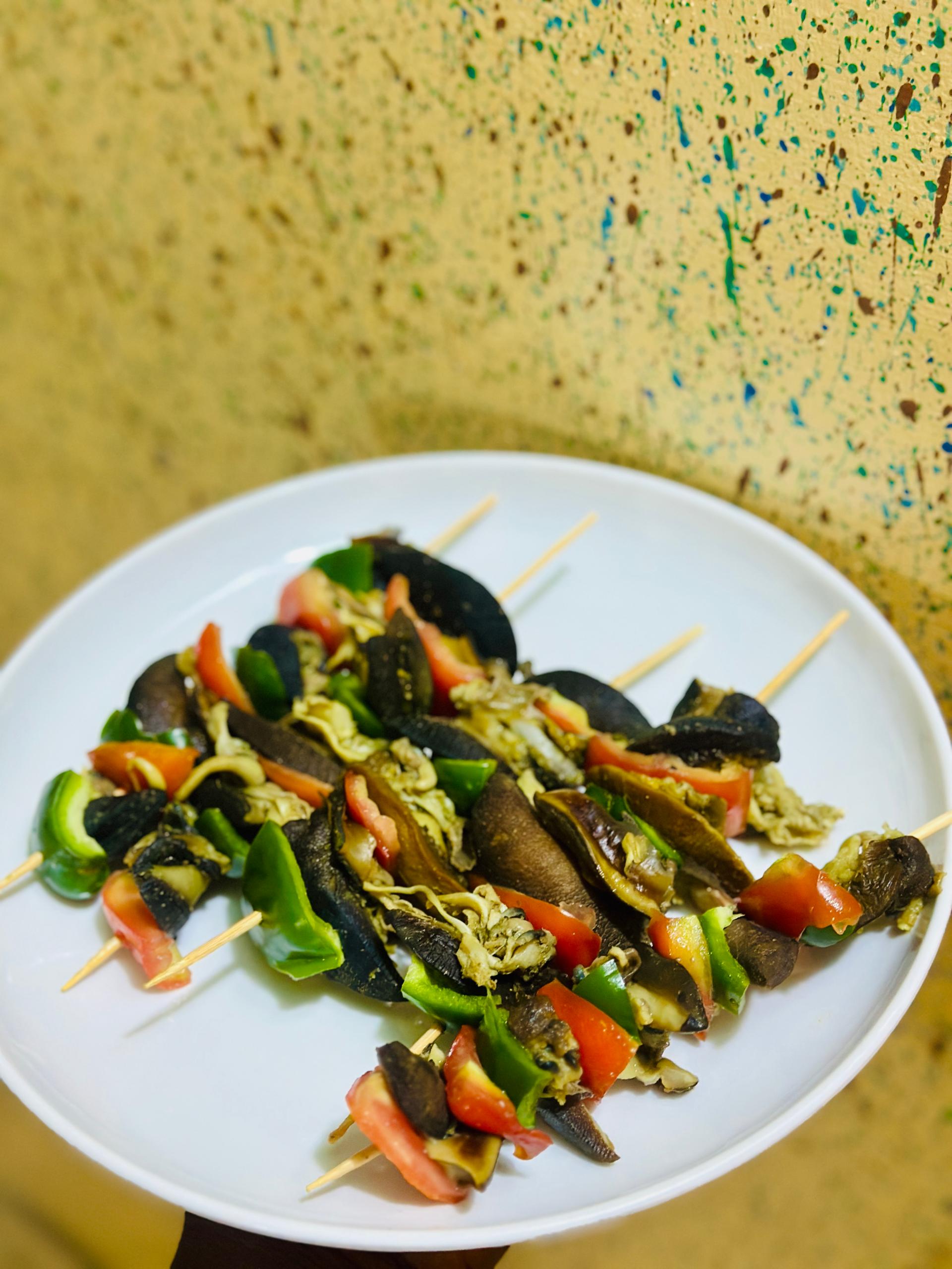 Escargots grillés aux légumes