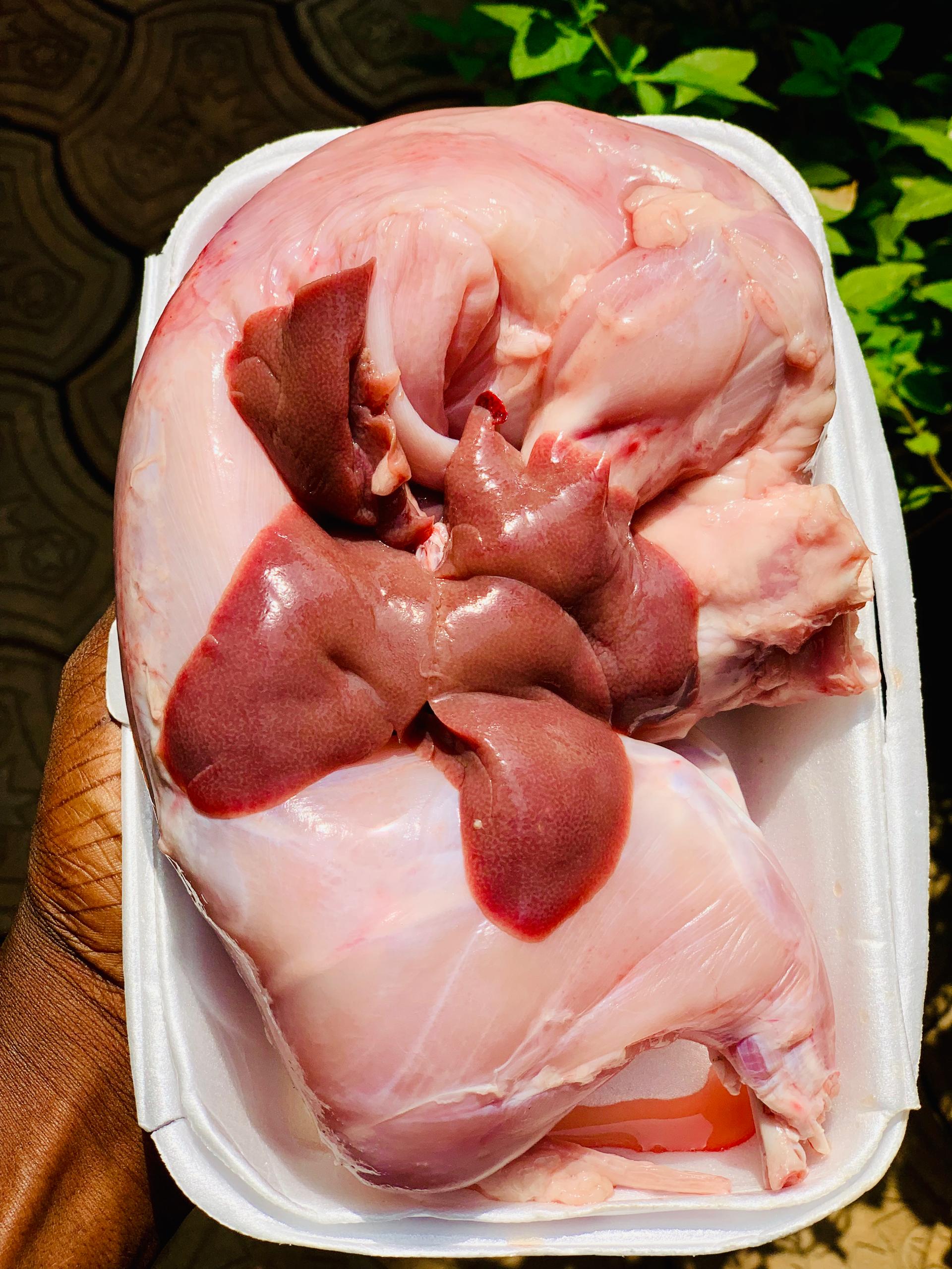 Viande de lapin fraîche
